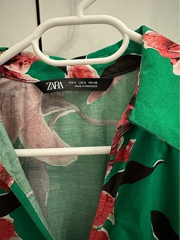 Zara Çiçek Desenli Elbise - Görsel 4