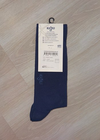 Kiğılı 42-45 Orta Lacivert Erkek Çorap - Görsel 2