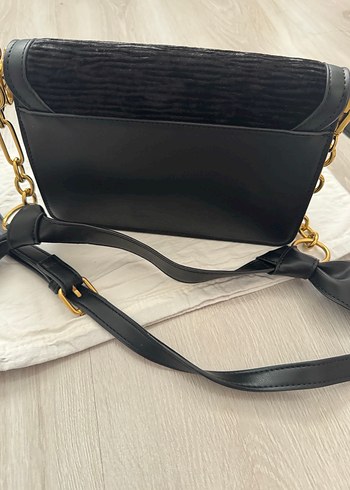 İpekyol Dokulu Siyah Kadın Çanta - Görsel 9