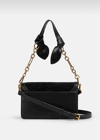 İpekyol Dokulu Siyah Kadın Çanta - Görsel 5