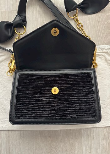 İpekyol Dokulu Siyah Kadın Çanta - Görsel 7