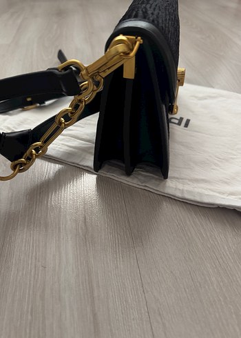 İpekyol Dokulu Siyah Kadın Çanta - Görsel 10