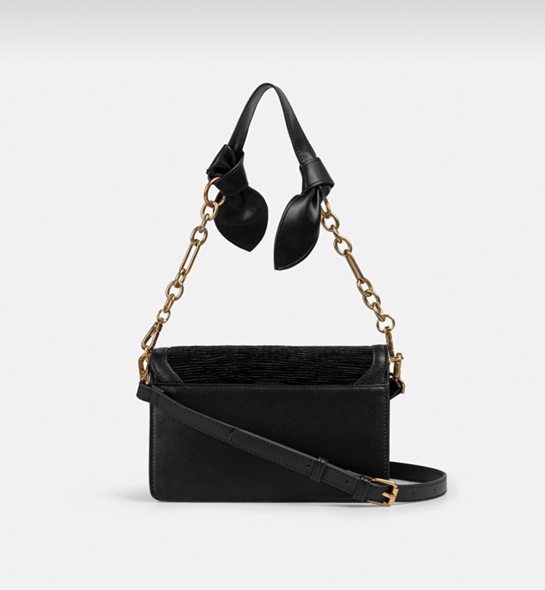 İpekyol Dokulu Siyah Kadın Çanta - Görsel 5