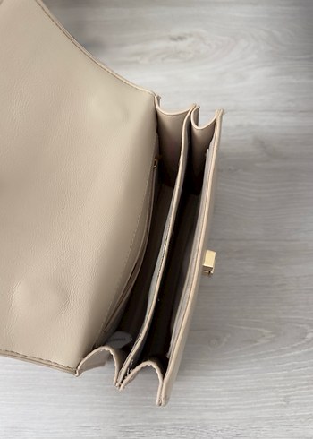 Derimod Zincir Askılı Krem Kadın Çanta - Görsel 7