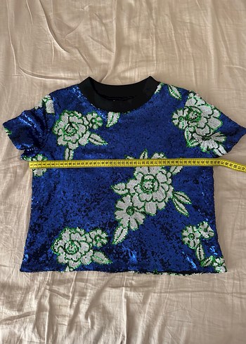 Bershka Pul Payet İşlemeli Kadın Bluz - Görsel 3