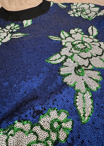 Bershka Pul Payet İşlemeli Kadın Bluz - Görsel 9