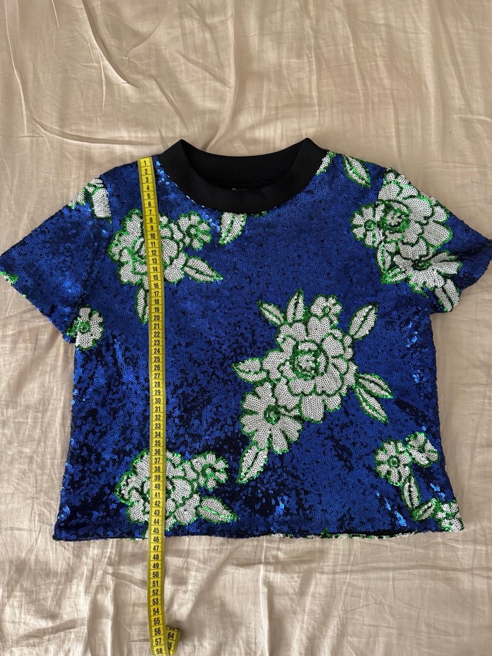 Bershka Pul Payet İşlemeli Kadın Bluz - Görsel 4