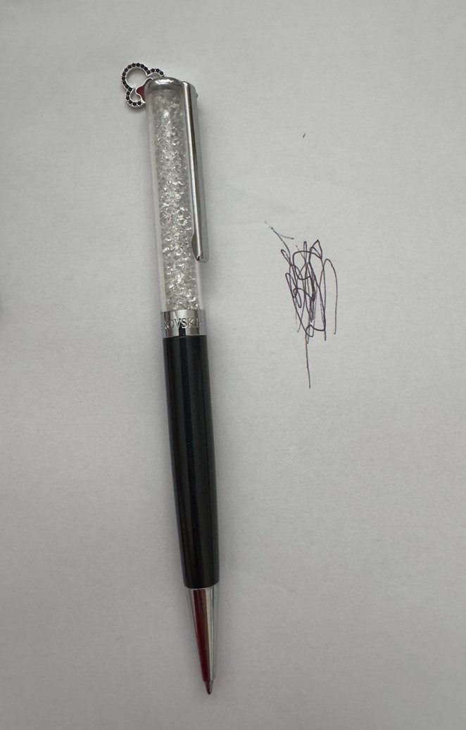 Swarovski Crystalline Minnie Kalem - Görsel 4