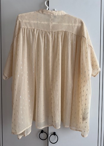 Mango Yarasa Kollu İnce Bluz - Görsel 4