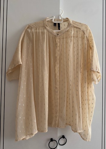 Mango Yarasa Kollu İnce Bluz - Görsel 3