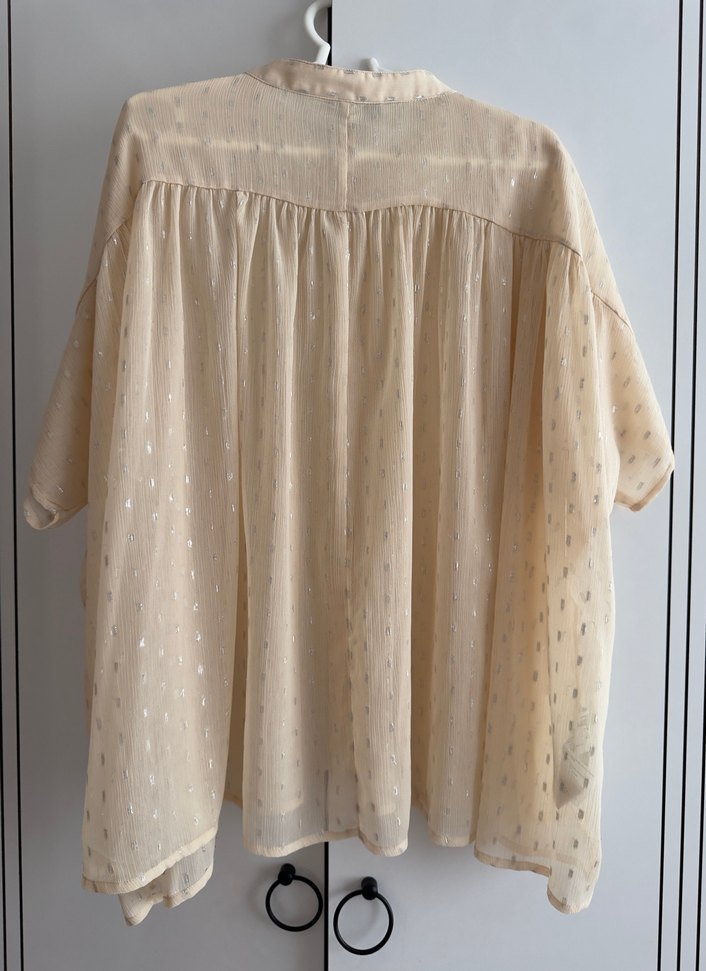 Mango Yarasa Kollu İnce Bluz - Görsel 4