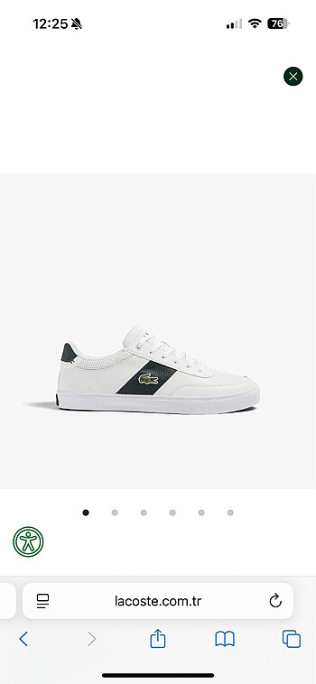 Orjinal Lacoste Erkek Sneakers 45 Numara
