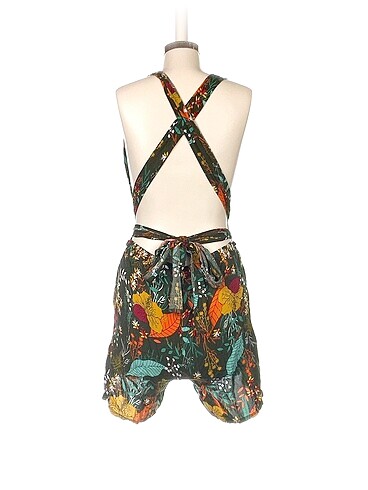 Vintage Love Kısa Tulum %70 İndirimli. - Görsel 3