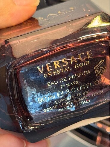 Beden VERSACE Crystal Noir