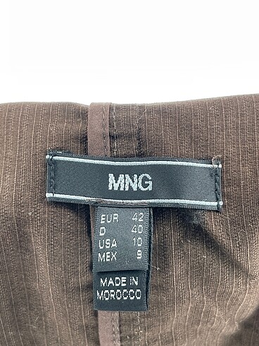 42 Beden kahverengi Renk Mango Blazer %70 İndirimli.