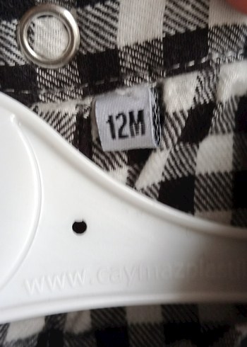 Gri kız cocuk uzun kollu gömlek - Görsel 4