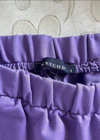 Mor Midi Hamile Kapüşonlu Ceket Takım - Görsel 3