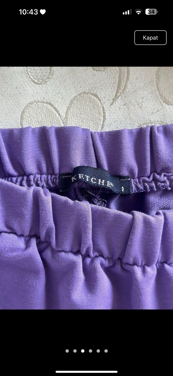 Mor Midi Hamile Kapüşonlu Ceket Takım - Görsel 3