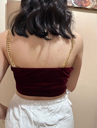 m Beden ?BORDO CROP?
