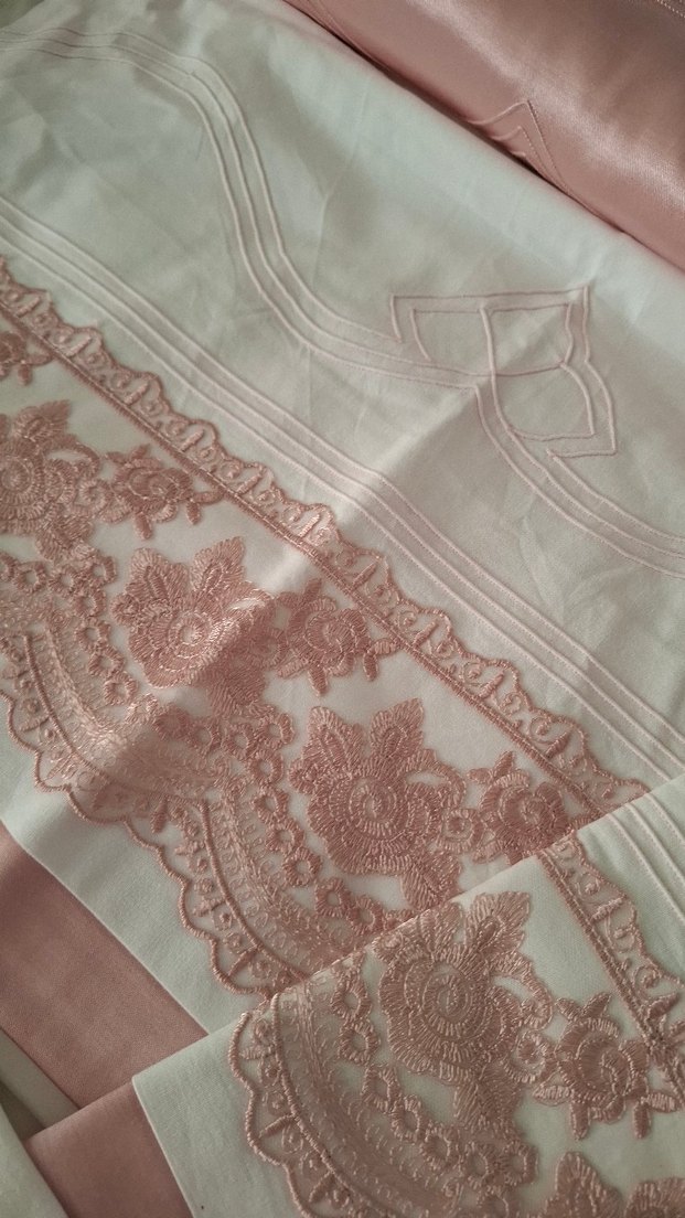 Özel Üretim Dantelli Pike Takımı  Hiç Kullanılmadı - Görsel 4