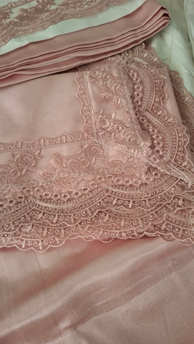 Özel Üretim Dantelli Pike Takımı  Hiç Kullanılmadı - Görsel 2