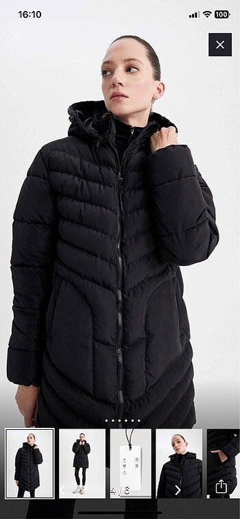 Defacto şişme mont - Görsel 5