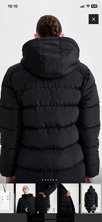 Defacto şişme mont - Görsel 11