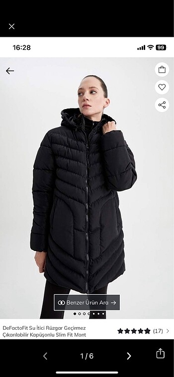 Defacto şişme mont - Görsel 10