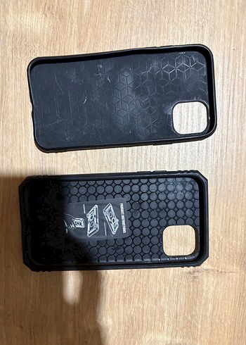 İphone 11 Tokalı Siyah Biker Telefon Kılıfı - Görsel 2