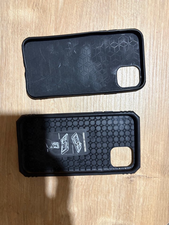 İphone 11 Tokalı Siyah Biker Telefon Kılıfı - Görsel 2