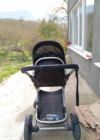 Gri-Siyah Bebek Arabası - Görsel 4