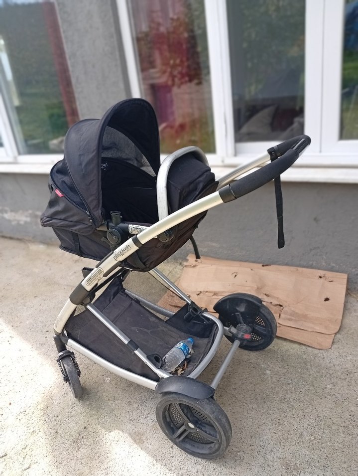 Gri-Siyah Bebek Arabası - Görsel 5