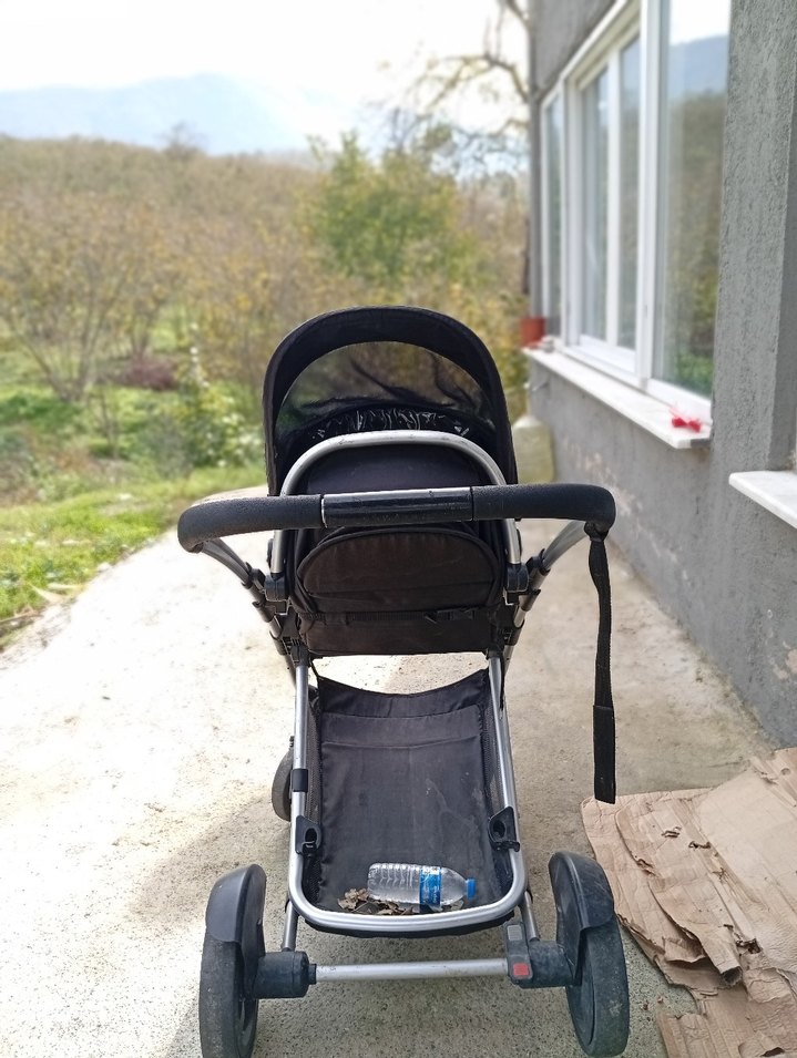 Gri-Siyah Bebek Arabası - Görsel 4