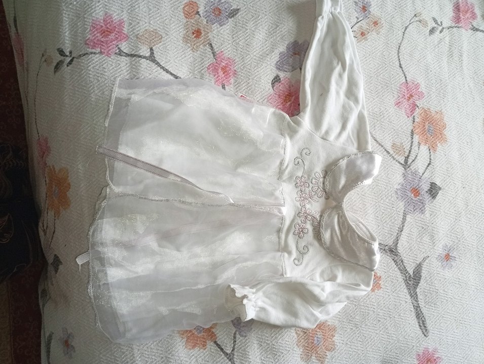 Beyaz Bebek İçlik Üstü - Görsel 2