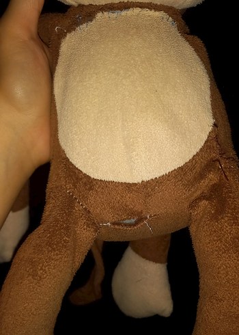 Beden Uzun Kollu Kahverengi Peluş Maymun Oyuncak