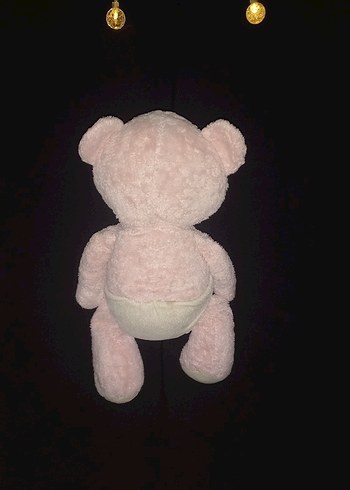Pembe Peluş Ayıcık Oyuncak - Görsel 2