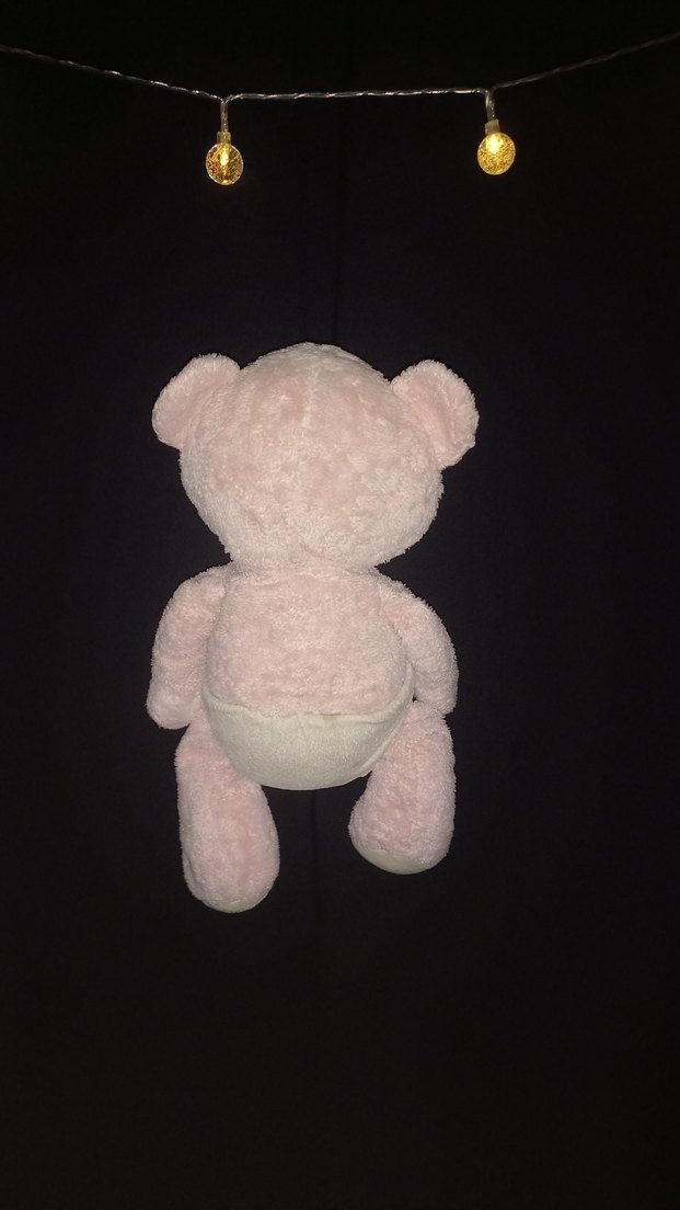 Pembe Peluş Ayıcık Oyuncak - Görsel 2