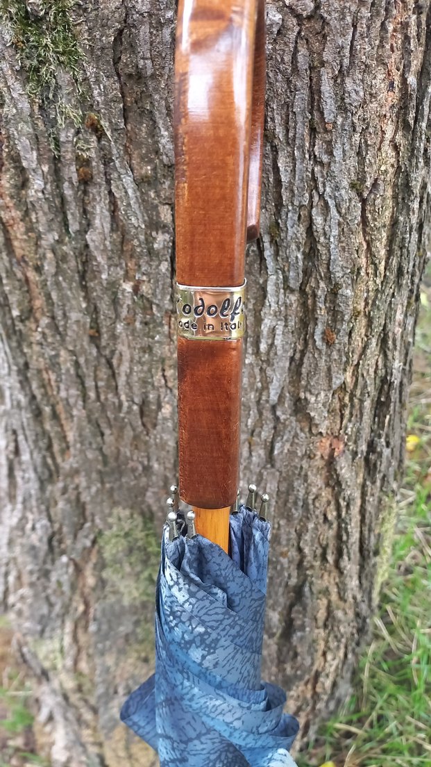 Mavi Vintage Kadın Şemsiye Tokalı - Görsel 2