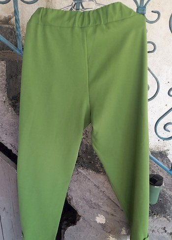 Yeşil Fermuarlı Rahat Kesim ceketli takım - Görsel 7