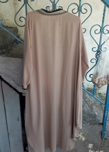 Bej Uzun Salaş Kadın Ceket - Görsel 2