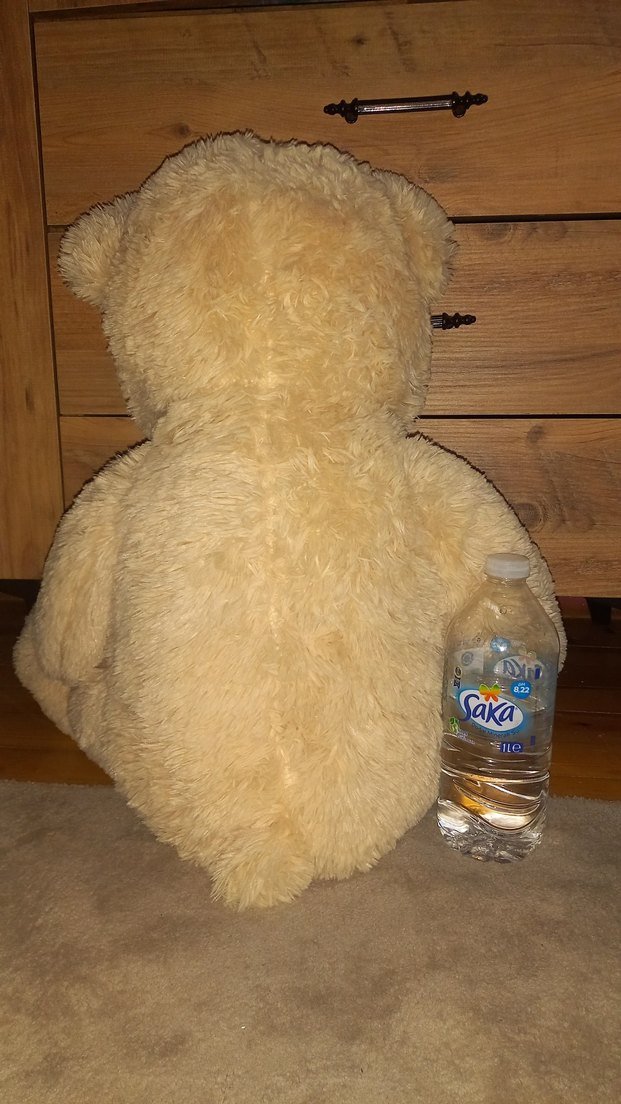 Parlak Bej Peluş Ayı Oyuncak - Görsel 3