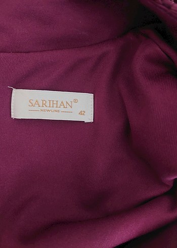 Mor Pul Detaylı Kadın Şapkalı   pelerin  abiye - Görsel 3