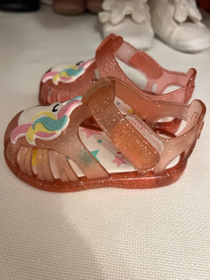 İGOR Pembe Unicorn Desenli Kız Çocuk Sandalet - Görsel 2