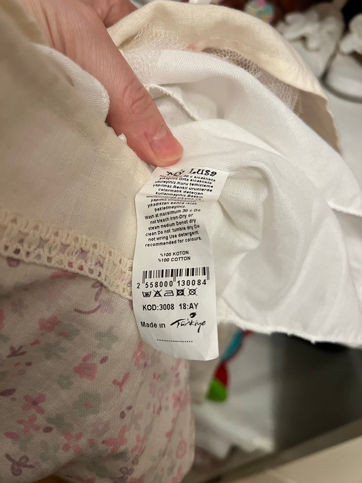 Fırfırlı Vintage Kız Elbisesi - Görsel 3