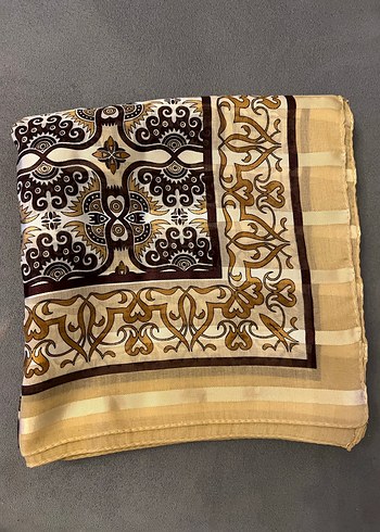 Desenli Kadın Tülbent - Görsel 2