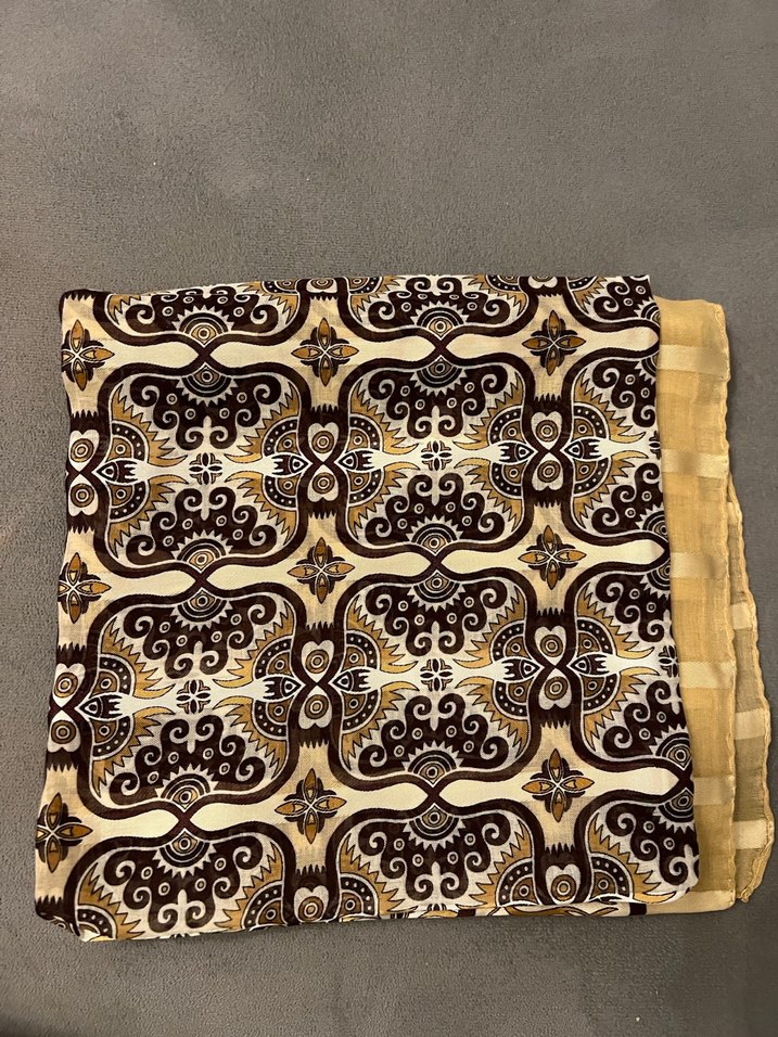 Desenli Kadın Tülbent - Görsel 3