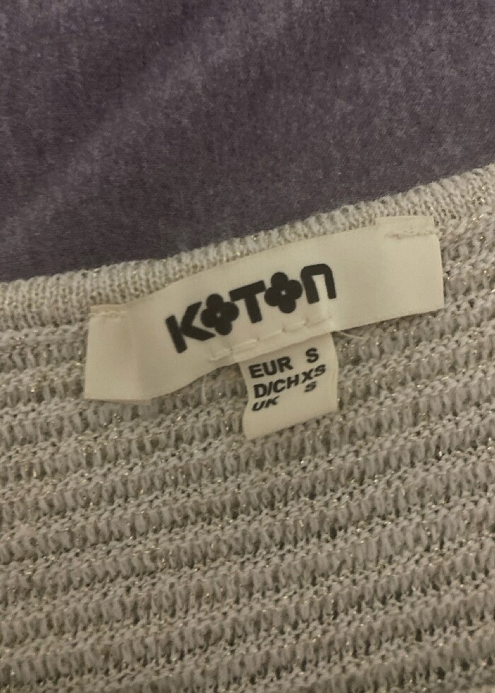 Koton simli yarım kol bluz - Görsel 3