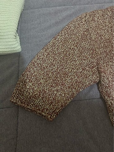 Simli örme bluz - Görsel 4