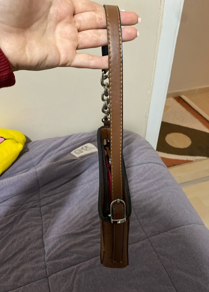 Kahverengi kadın çanta - Görsel 2