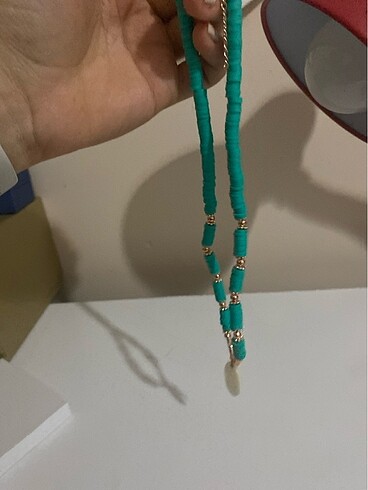 Turkuaz sedefli kolye - Görsel 3